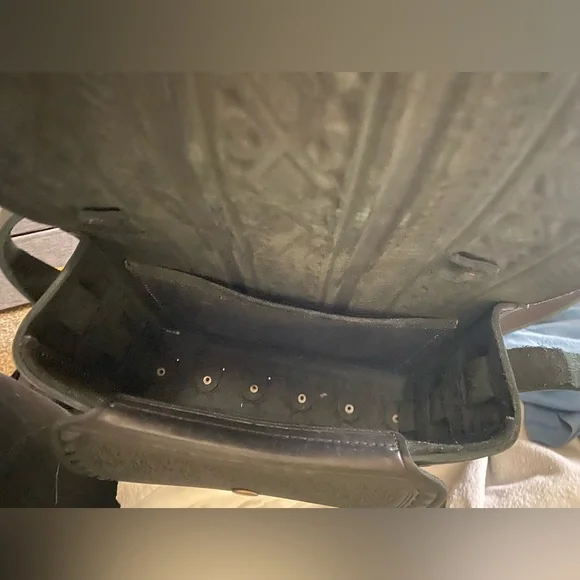 Leather crossbody briefcase purse - Picture 4 of 7